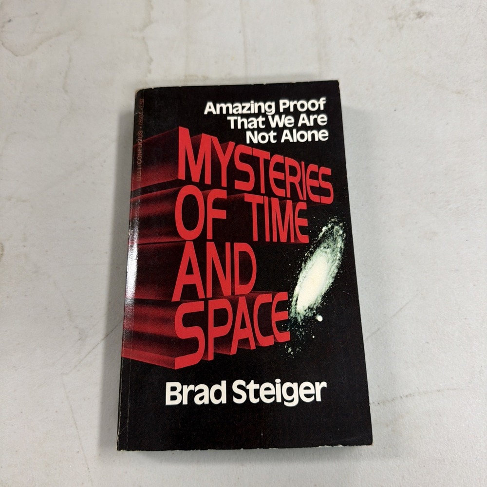 Mysteries of Time and Space by Brad Steiger Paperback 1979 Dell UFOlogy Mystery